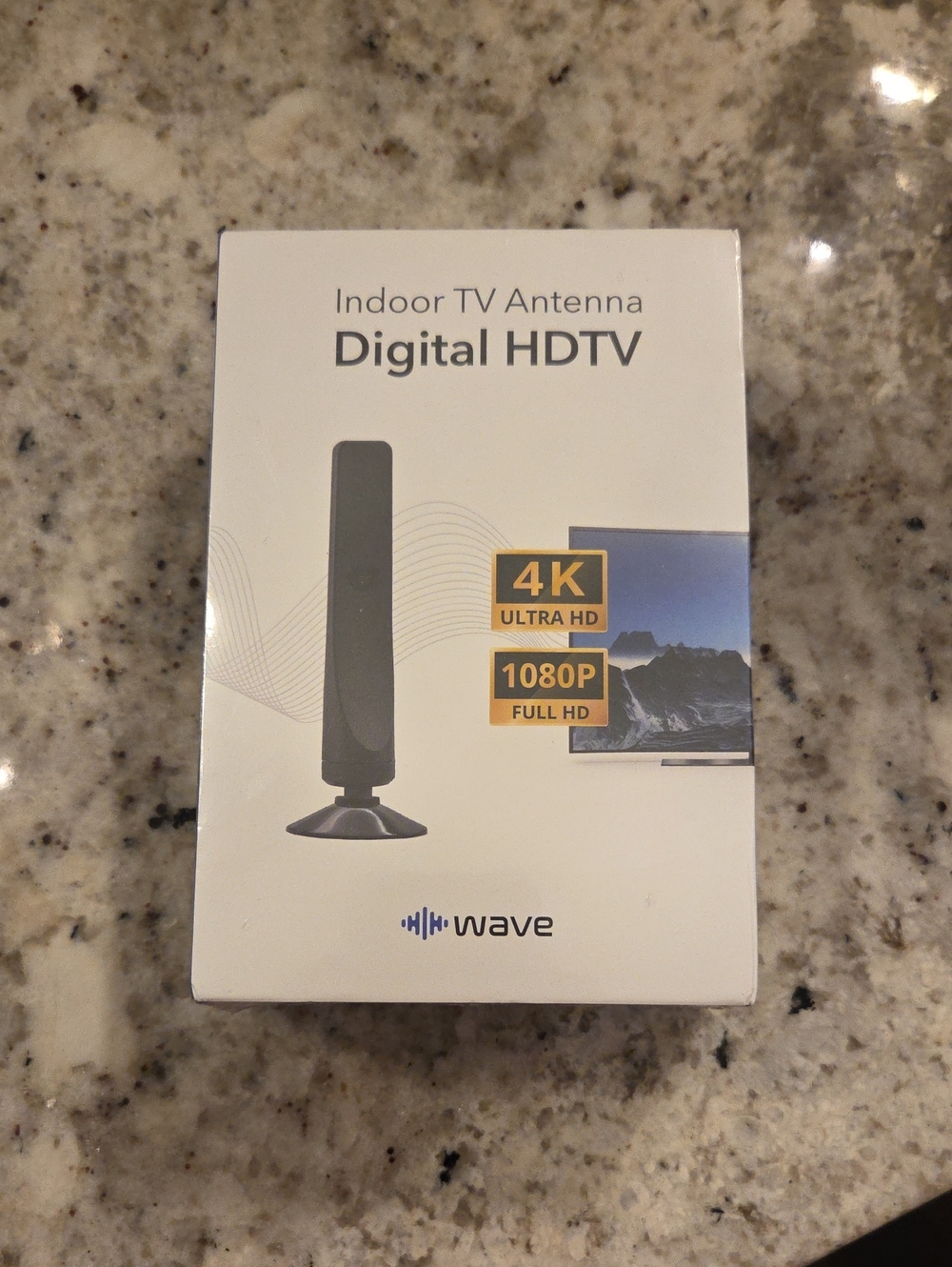 Never Opened....Wave Indoor TV Antenna - Black